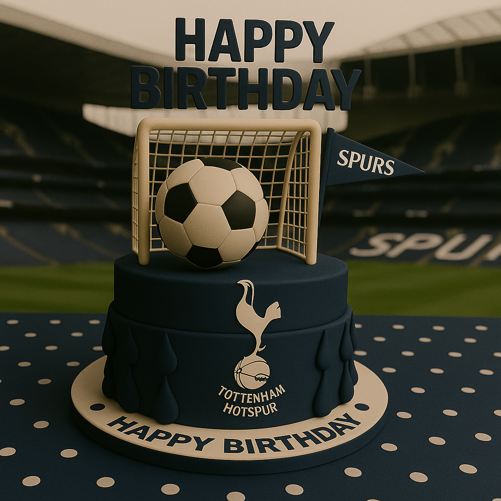 Soccer Happy Birthday Tottenham Supporter