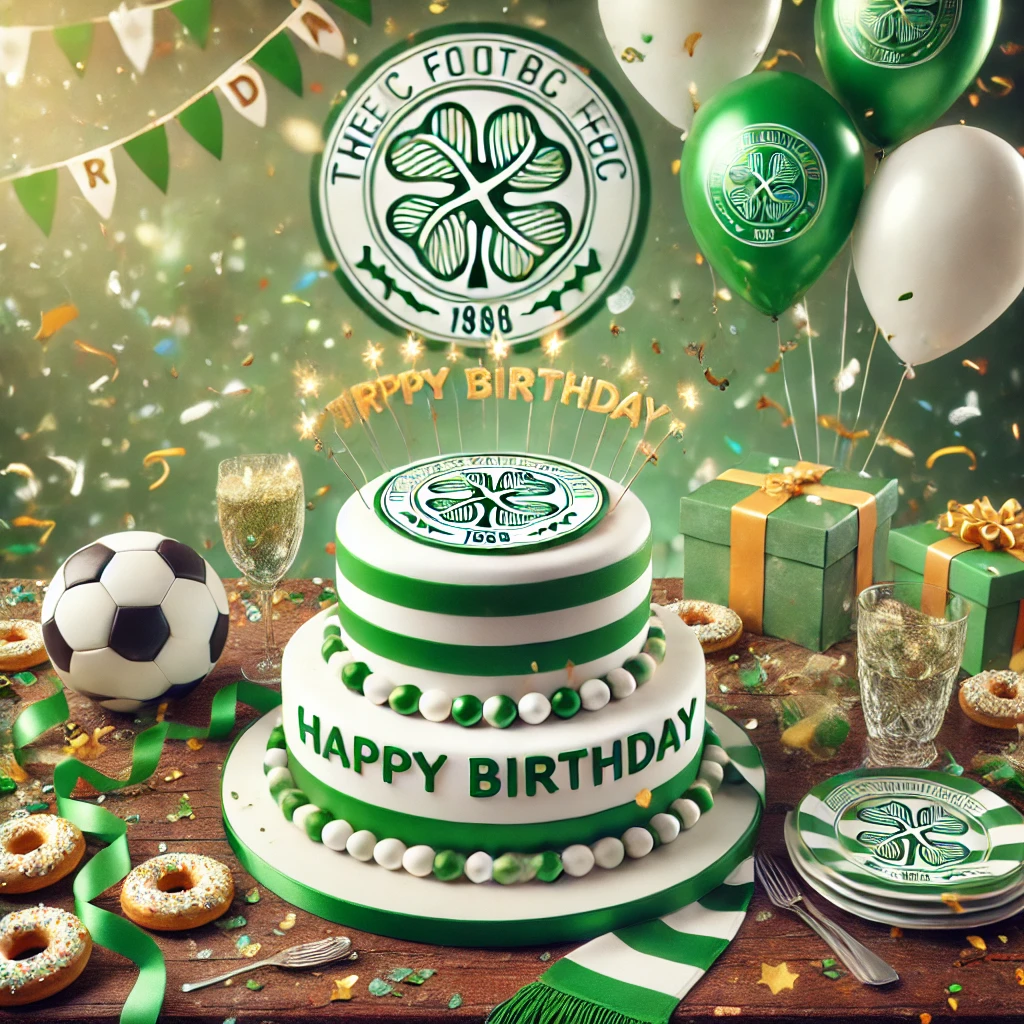 Football Happy Birthday Celtic FC Fan Card