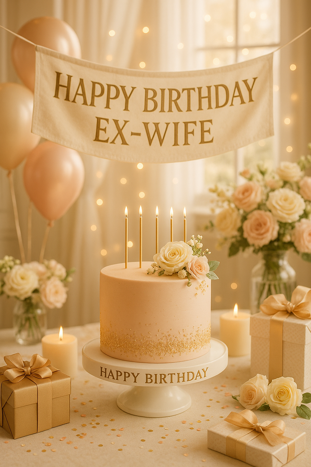 Ex-Wife Happy Birthday Kind & Thoughtful Video Message for WhatsApp & Instagram