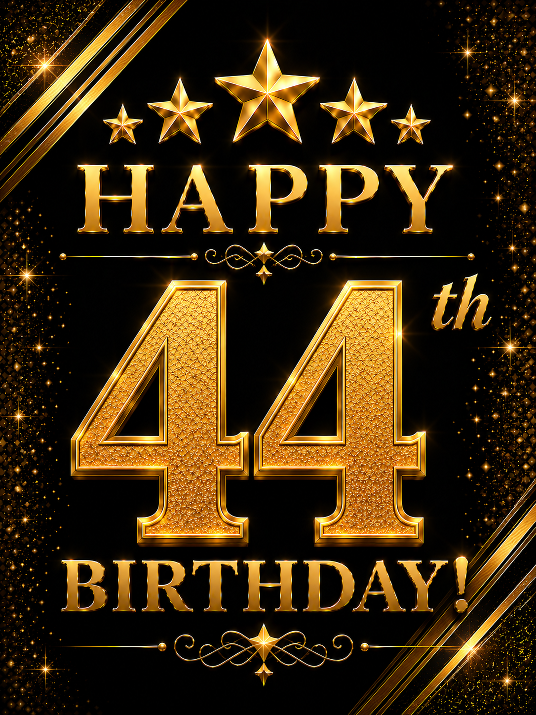 Happy 44th Birthday – Birthday Video Message for WhatsApp