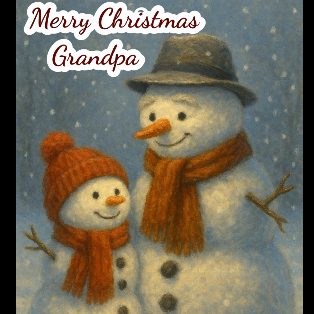 Merry Christmas Grandpa – Send This Heartfelt Video Message Instantly Online