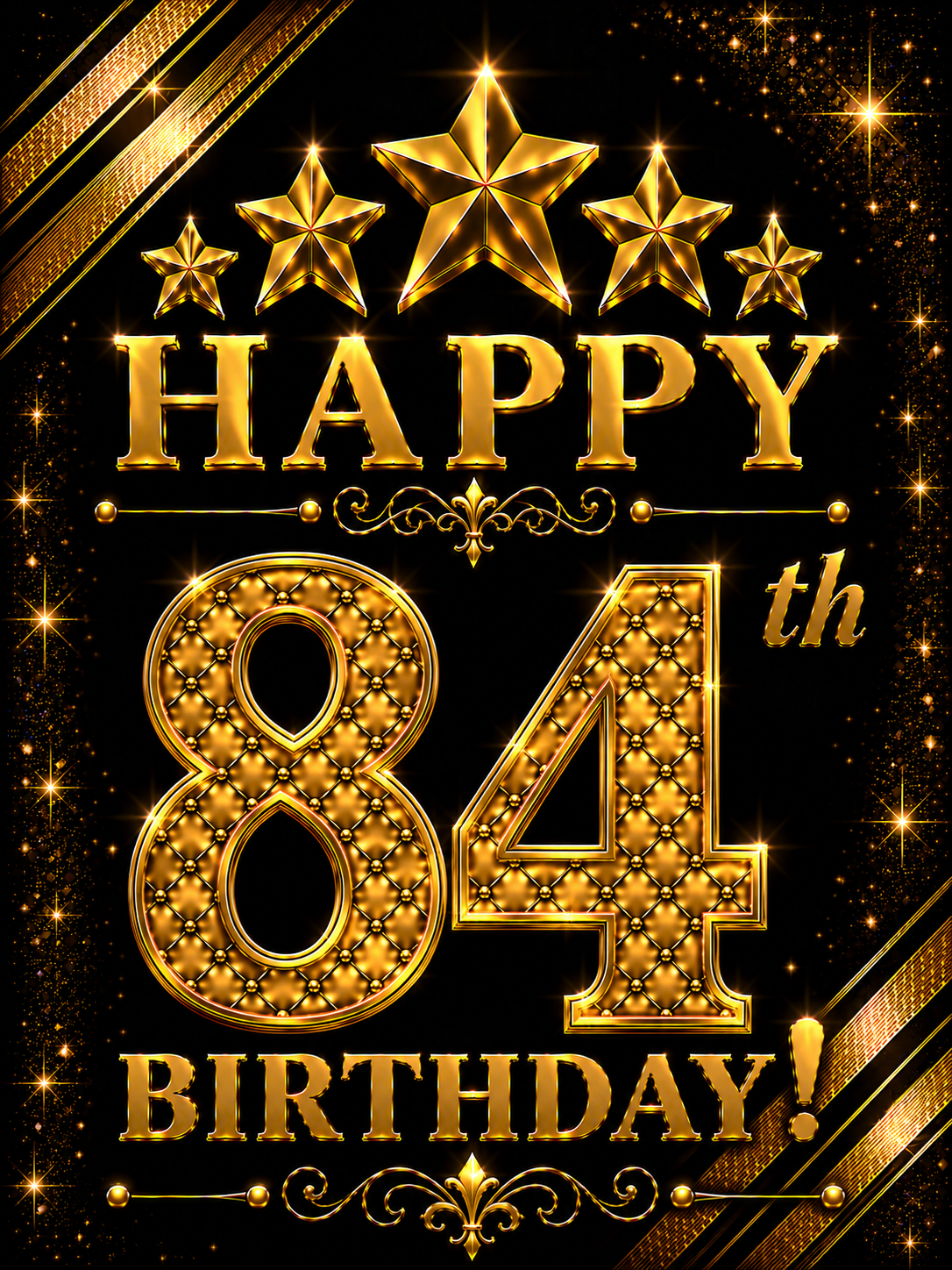 Happy 84th Birthday – Birthday Video Message for WhatsApp