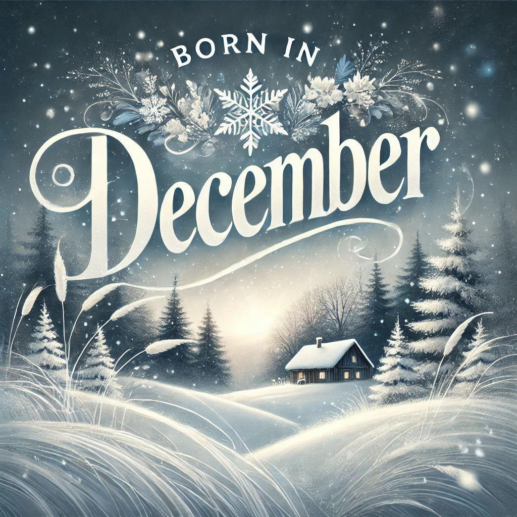 Born in December Video Message Card