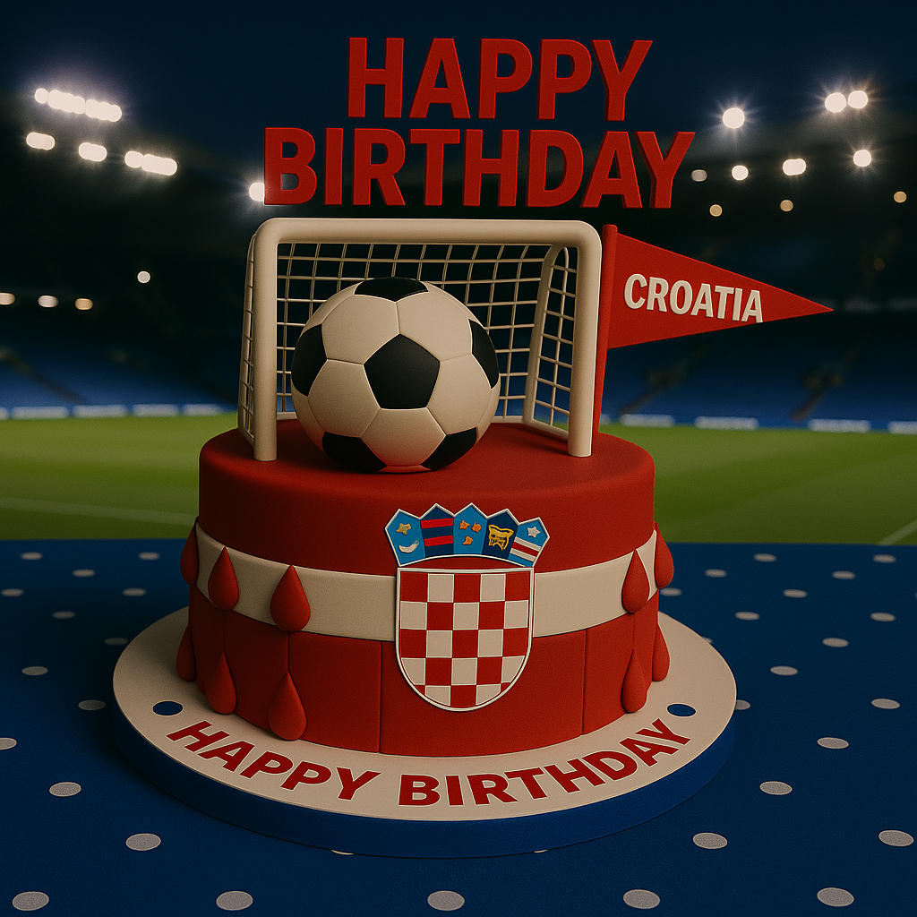 Happy Birthday to an Amazing Croatia Football Fan – Send Instantly Online