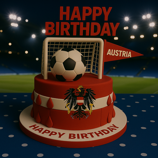 Happy Birthday to an Amazing Austria Football Fan – Send Instantly Online