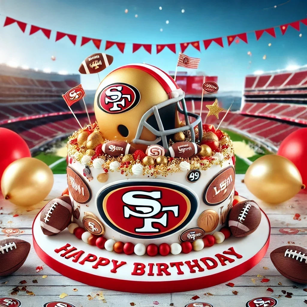 American Football Happy Birthday San Francisco 49ers Supporter