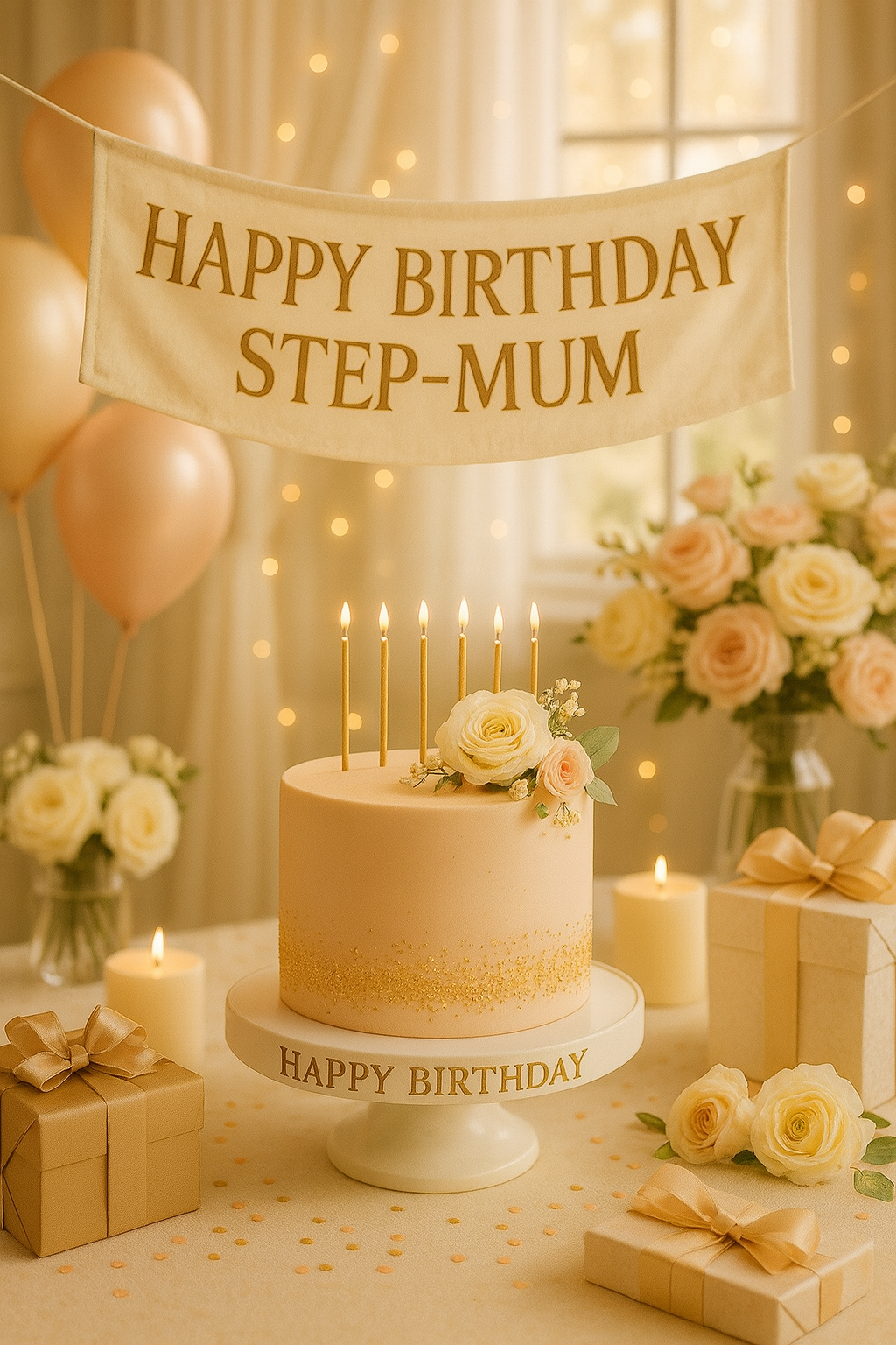 Step-mum  Happy Birthday Heartfelt Video Message for WhatsApp & Messenger