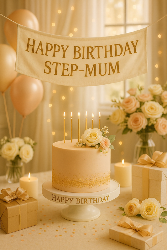 Step-mum  Happy Birthday Heartfelt Video Message for WhatsApp & Messenger