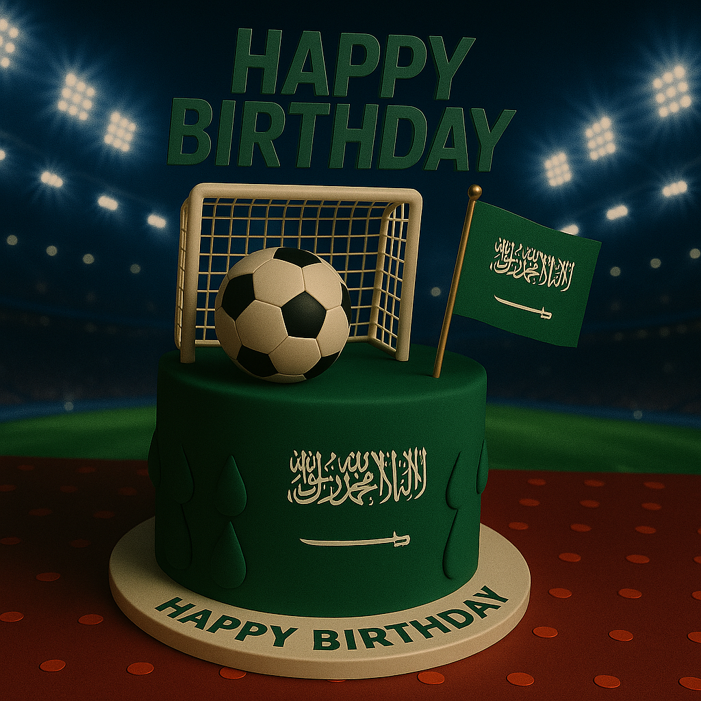 Happy Birthday to an Amazing Saudi Arabia Football Fan – Send Instantly Online