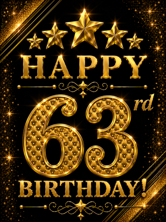 Happy 63rd Birthday – Birthday Video Message for WhatsApp