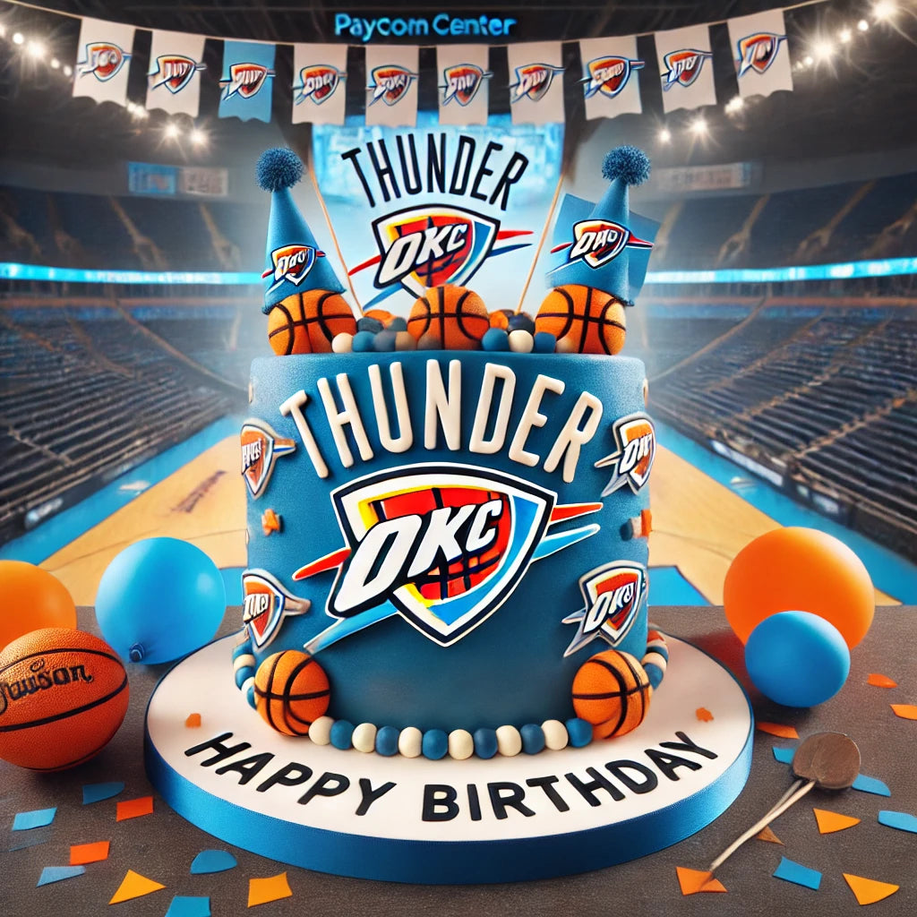 Basketball Happy Birthday Oklahoma City Thunder Supporter