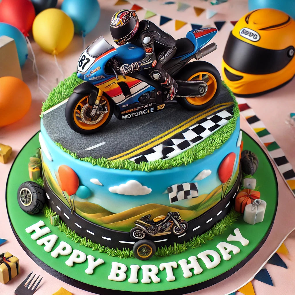 Happy Birthday Motorcycle Fan Card