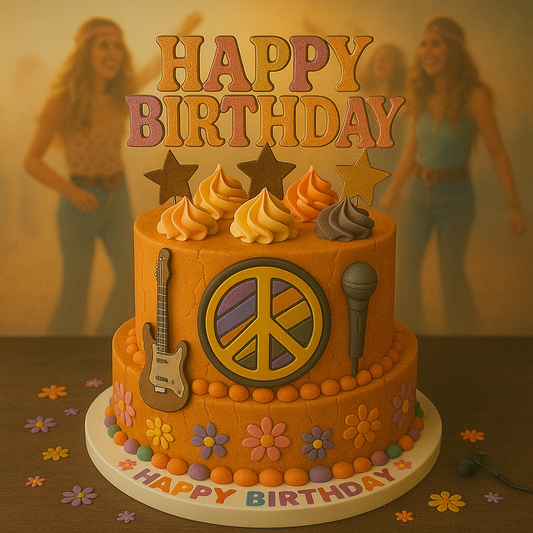 Happy Birthday 70s Rock Chick – Retro Rock Video Message Ideal for WhatsApp