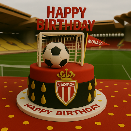 Soccer Happy Birthday AS Monaco Supporter