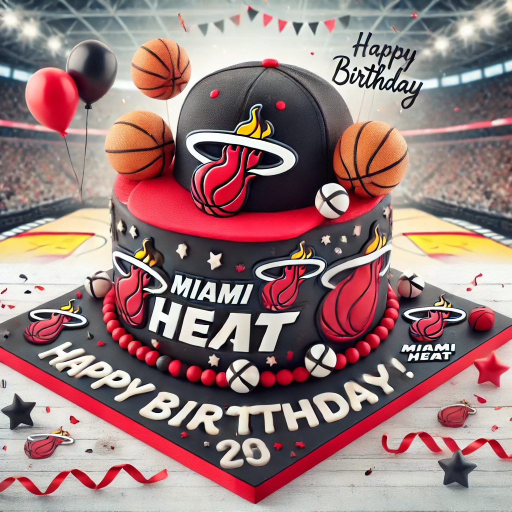 Basketball Happy Birthday Miami Heat Supporter