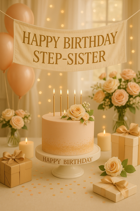 Happy Birthday Stepsister – Fun & Heartfelt Video Message for WhatsApp & Messenger