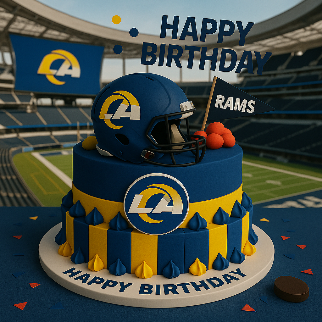 Send the Perfect Los Angeles Rams Supporter a Happy Birthday Video Message via WhatsApp & iMessage