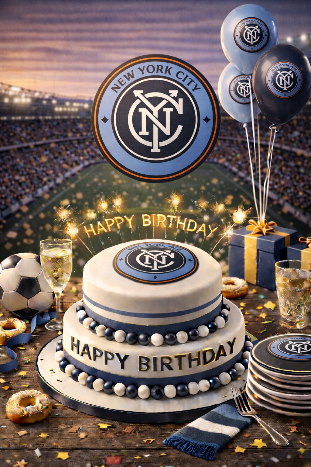 Happy Birthday New York City FC Fan – Send a Video Message Instantly