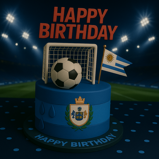 Soccer Happy Birthday Uruguay Supporter