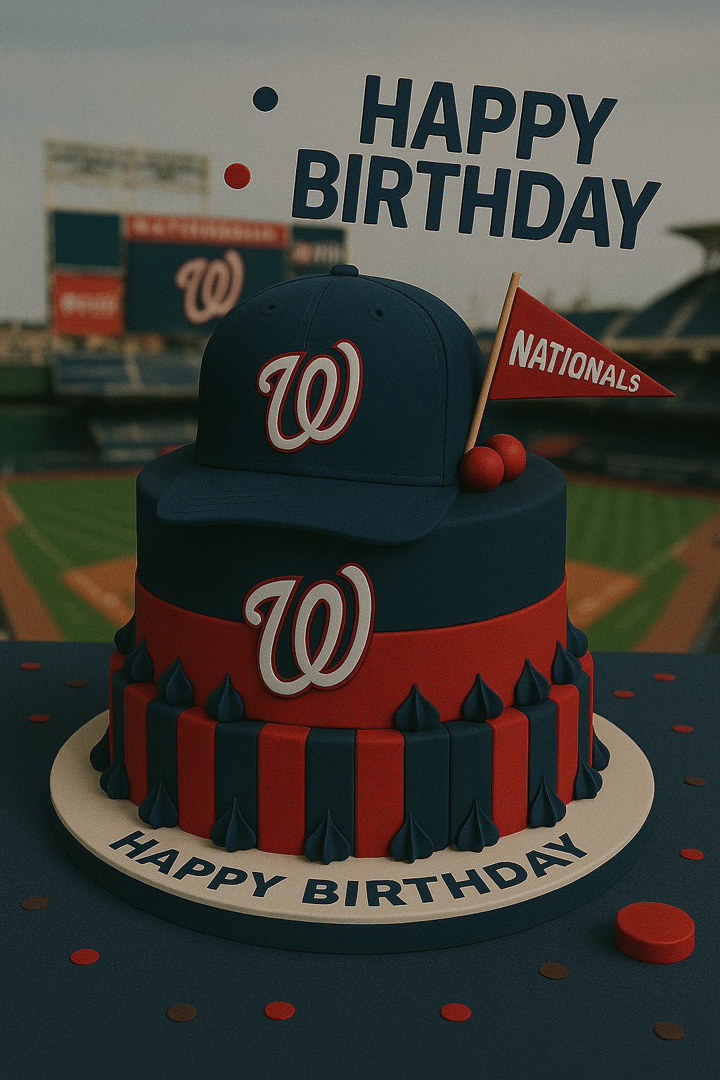 Washington Nationals Birthday Surprise Digital Video for an Amazing Supporter – Send Instantly Online