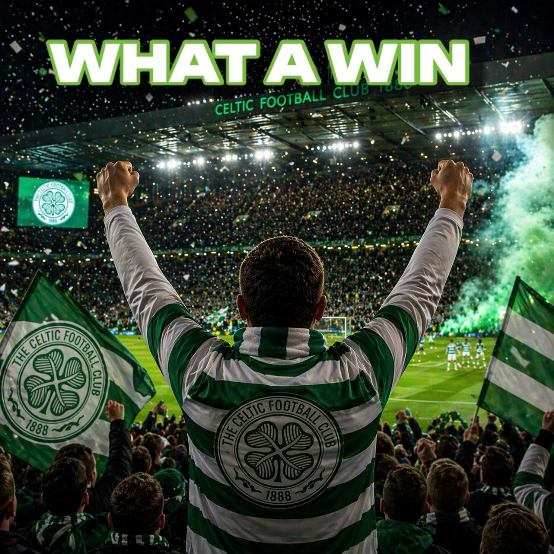 Great Win Celtic Fan – Football Celebration Video to Share on WhatsApp
