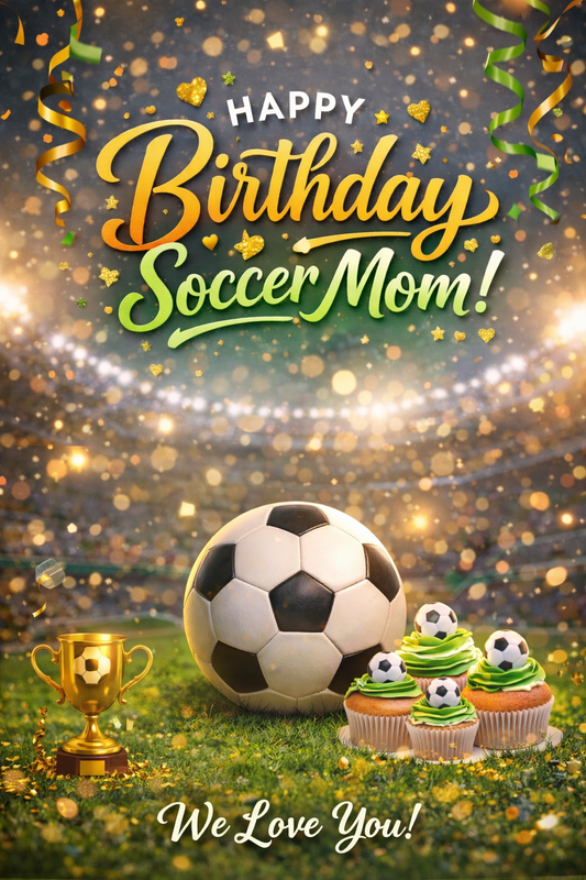 Happy Birthday Soccer Mom – Send a Video Message via WhatsApp