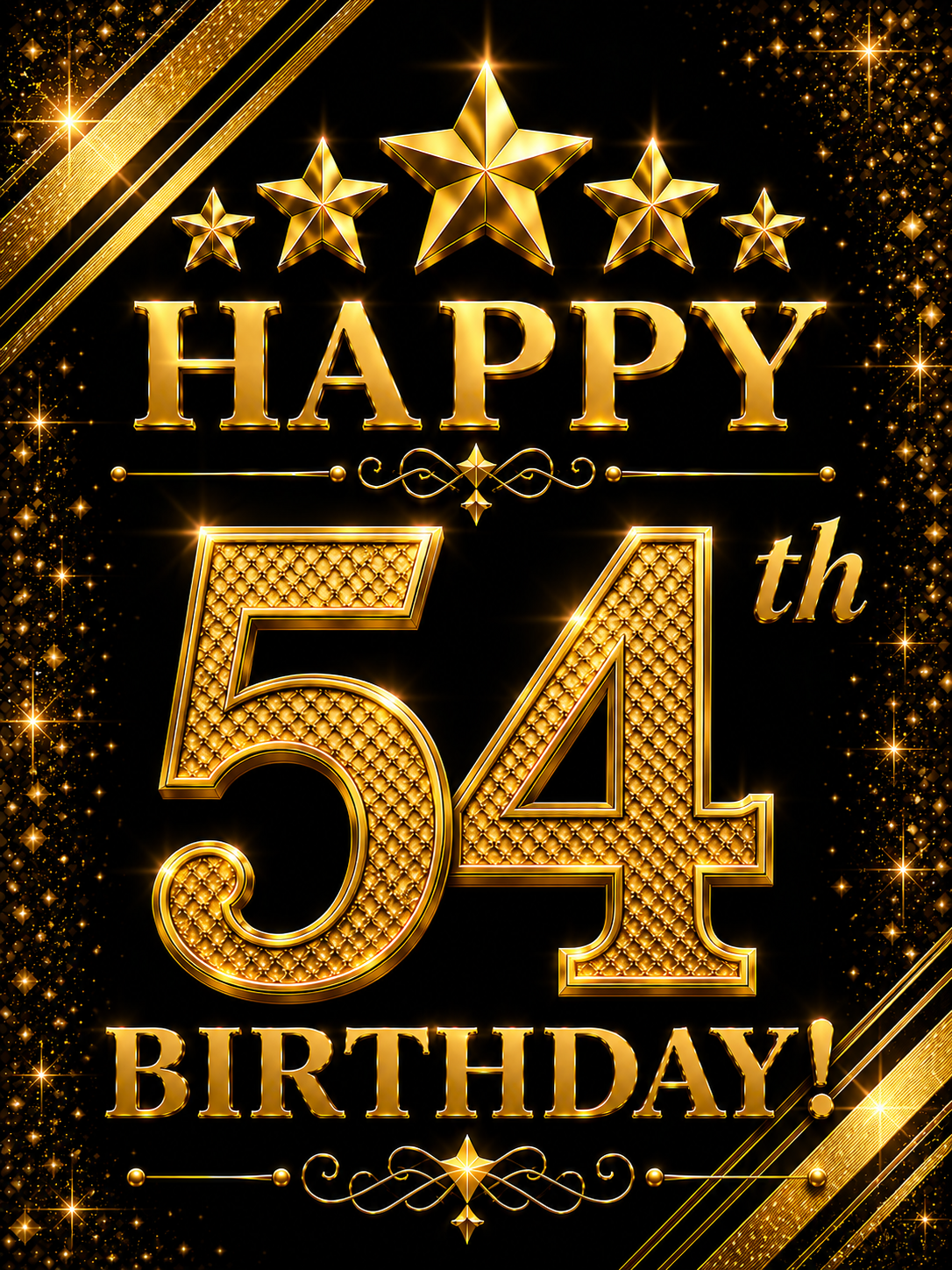 Happy 54th Birthday – Birthday Video Message for WhatsApp