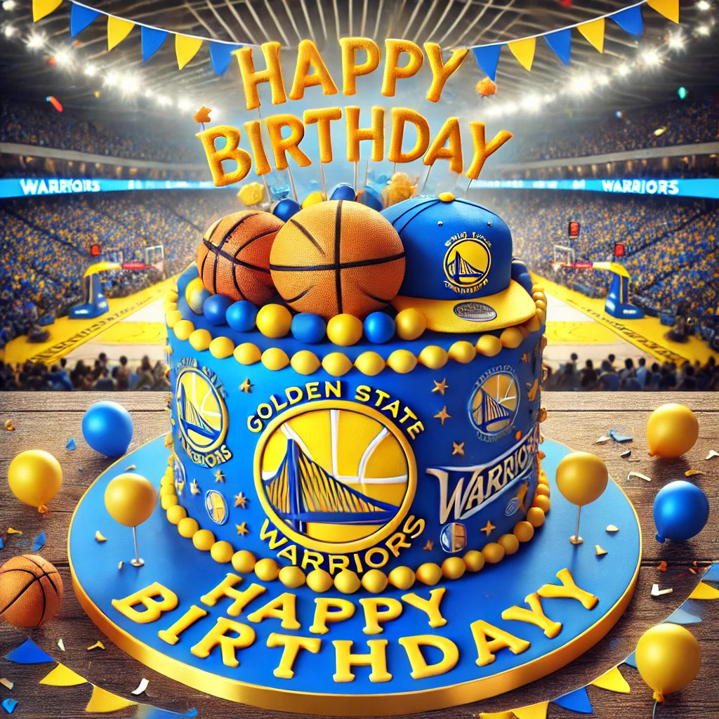 Basketball Happy Birthday  Golden State Warriors Supporter