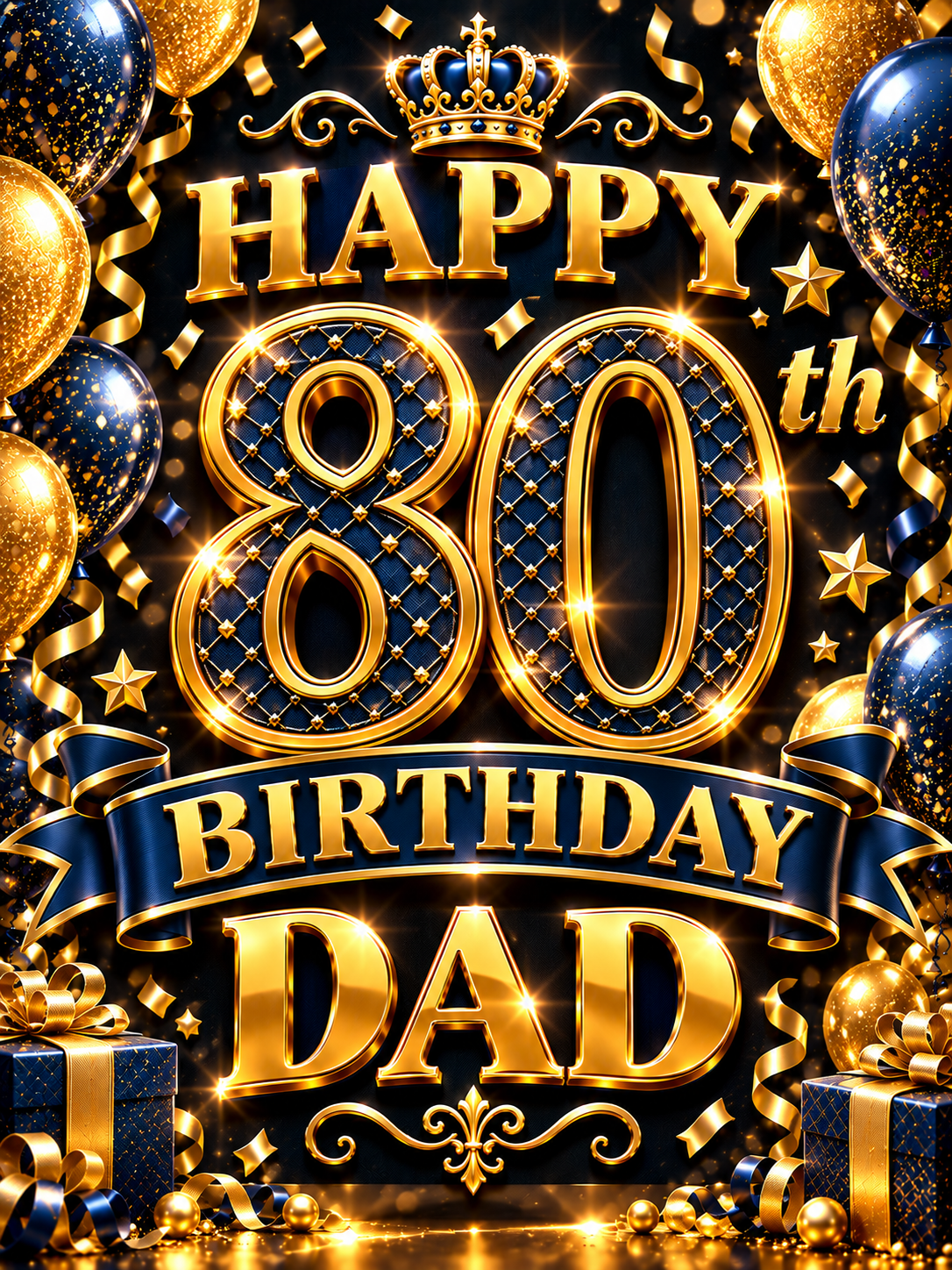 Happy 80th Birthday Dad – Birthday Video Message for Sharing