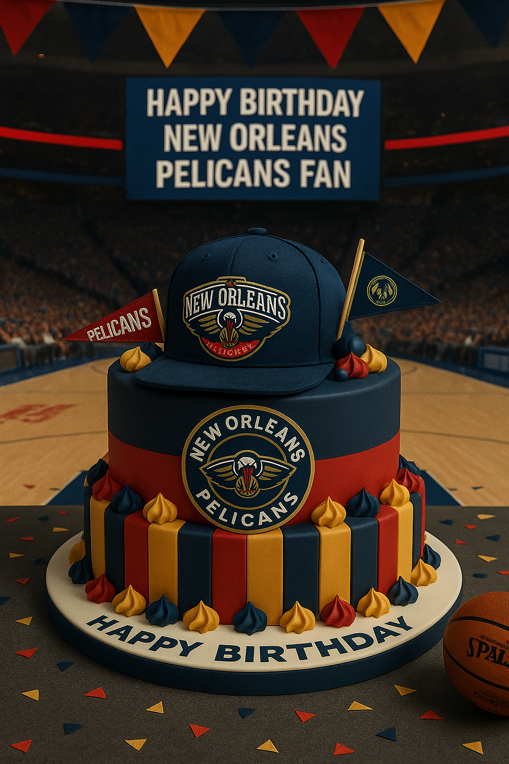 Perfect Birthday Surprise Video for a New Orleans Pelicans Fan Send Instantly Online
