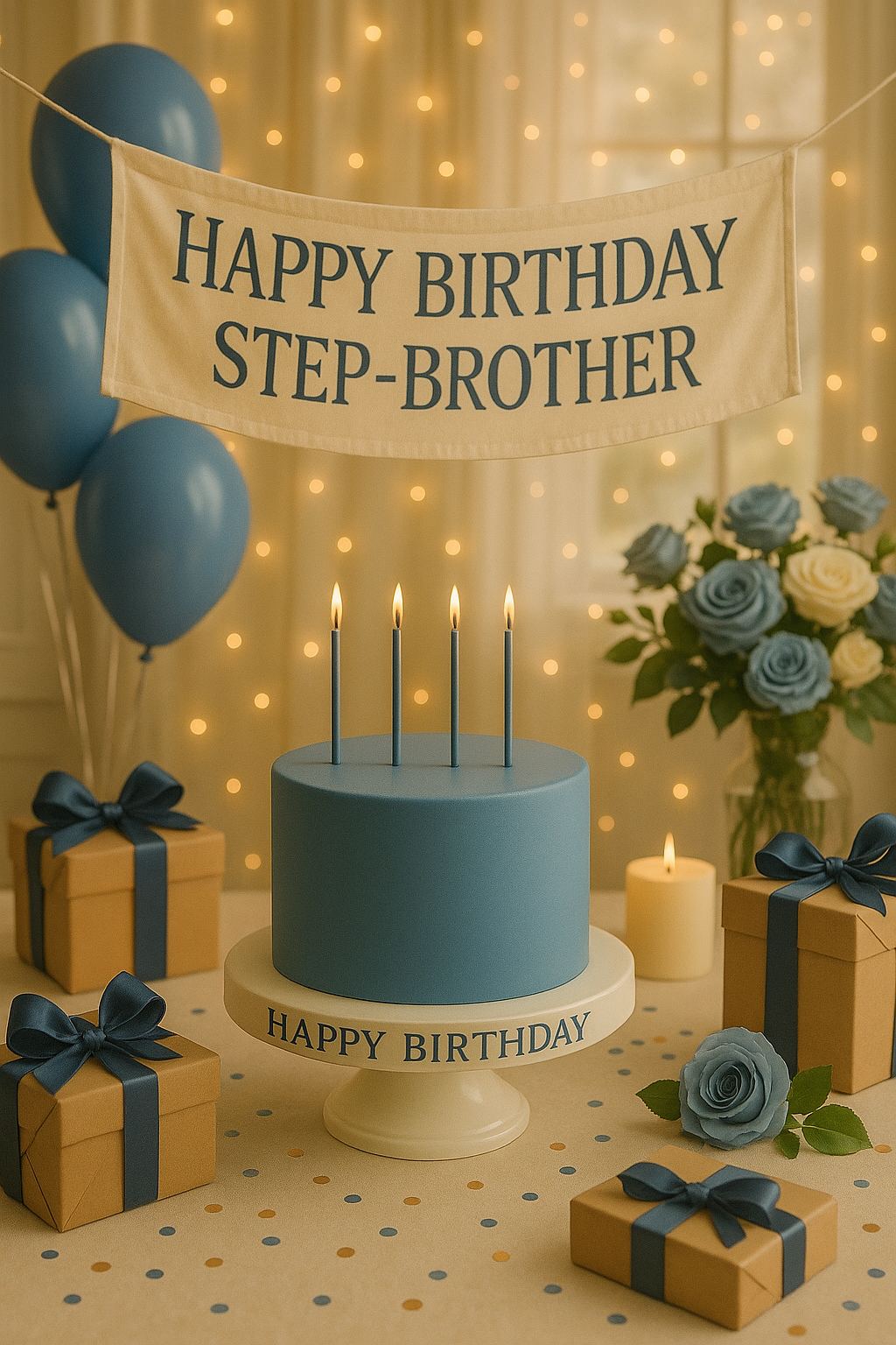 Happy Birthday Stepbrother – Fun & Heartfelt Video Message for WhatsApp & Instagram