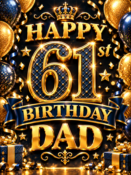 Happy 61st Birthday Dad – Birthday Video Message for iMessage