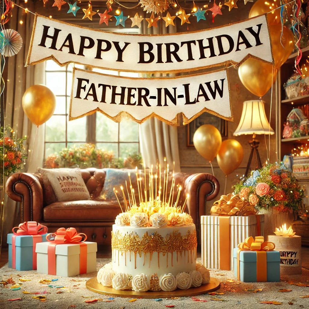 Happy Birthday to a Wonderful Father-in-Law – Share Instantly Online