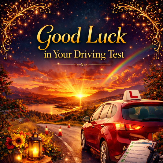 Good Luck with Your Driving Test Encouragement Video Message to Share on WhatsApp