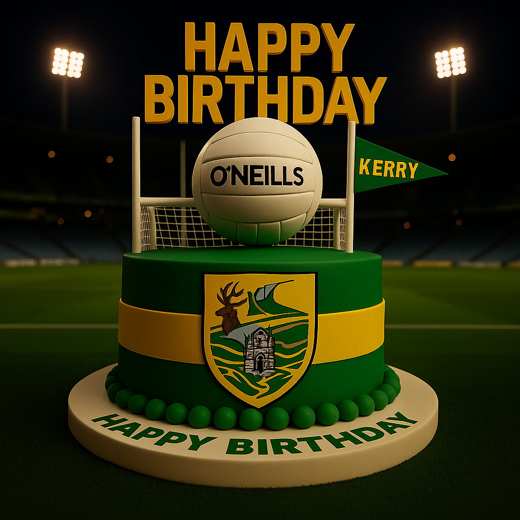 Happy Birthday – Kerry GAA Fan Video Message on WhatsApp (Instant Download)