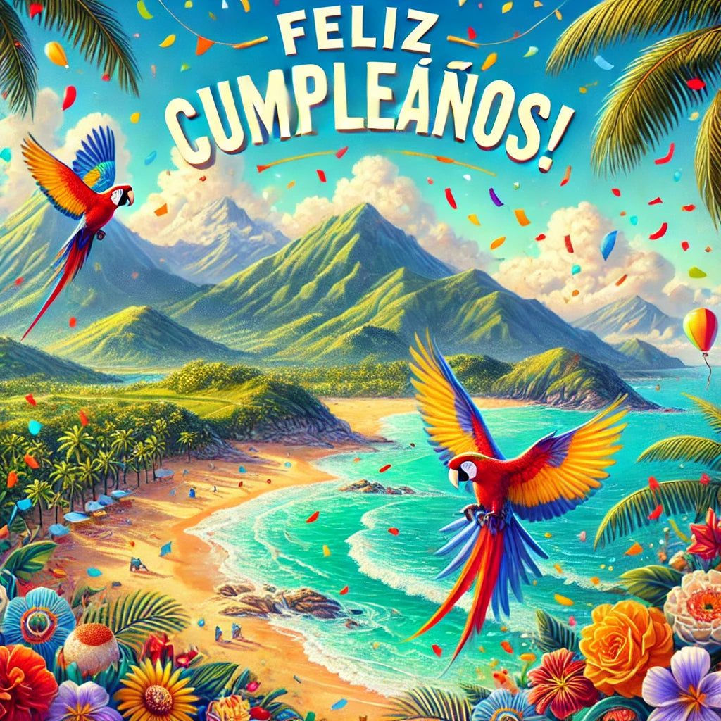 Feliz Cumpleaños Birthday Card | Perfect for Spanish-Speaking Friends