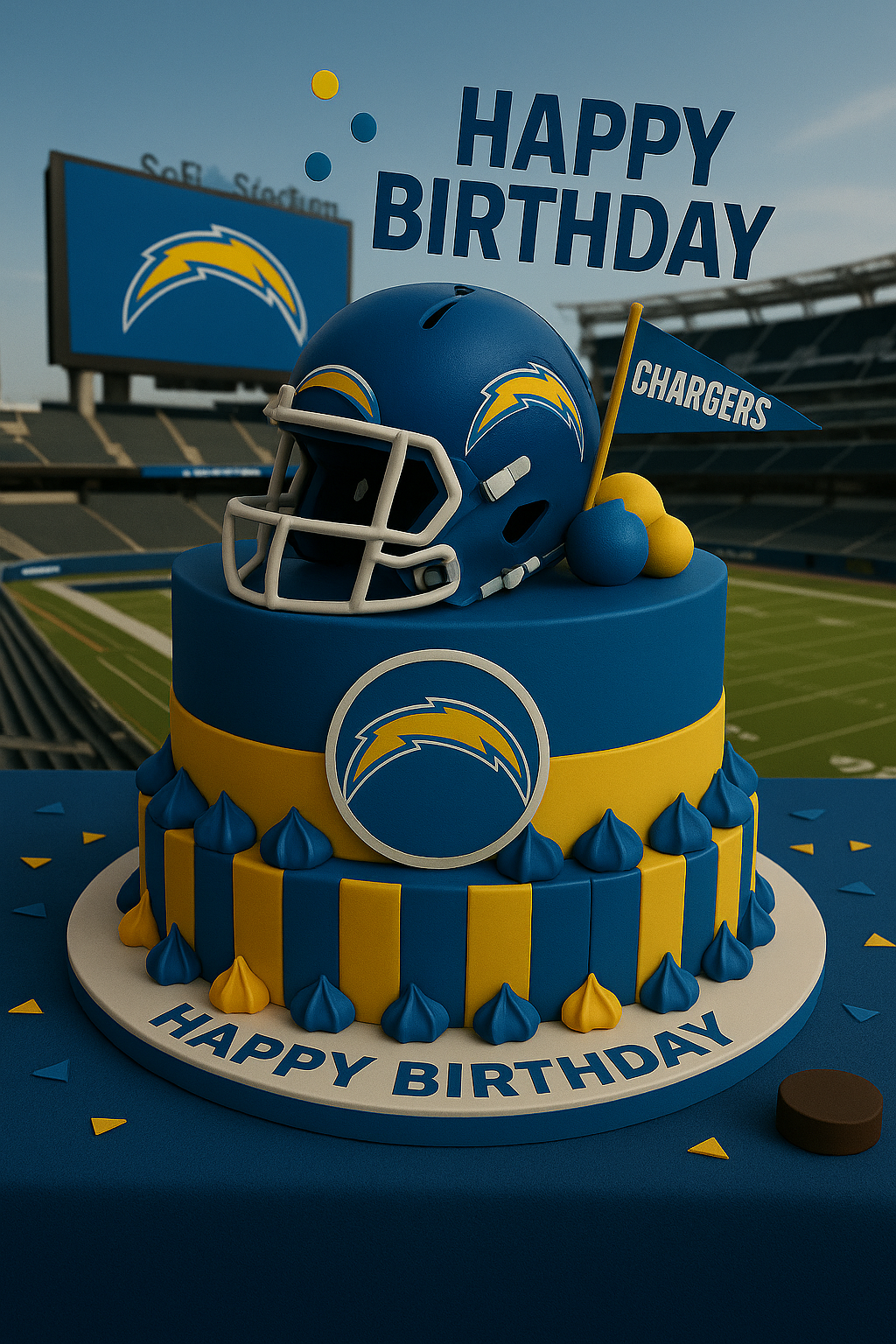 Los Angeles Chargers Fan a Happy Birthday Video Message