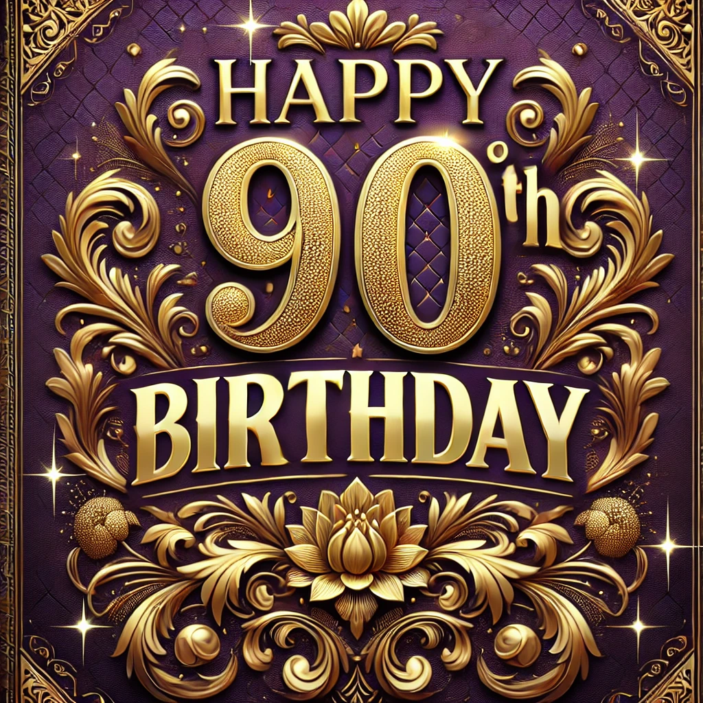 Happy 90th Birthday Greeting Video Message