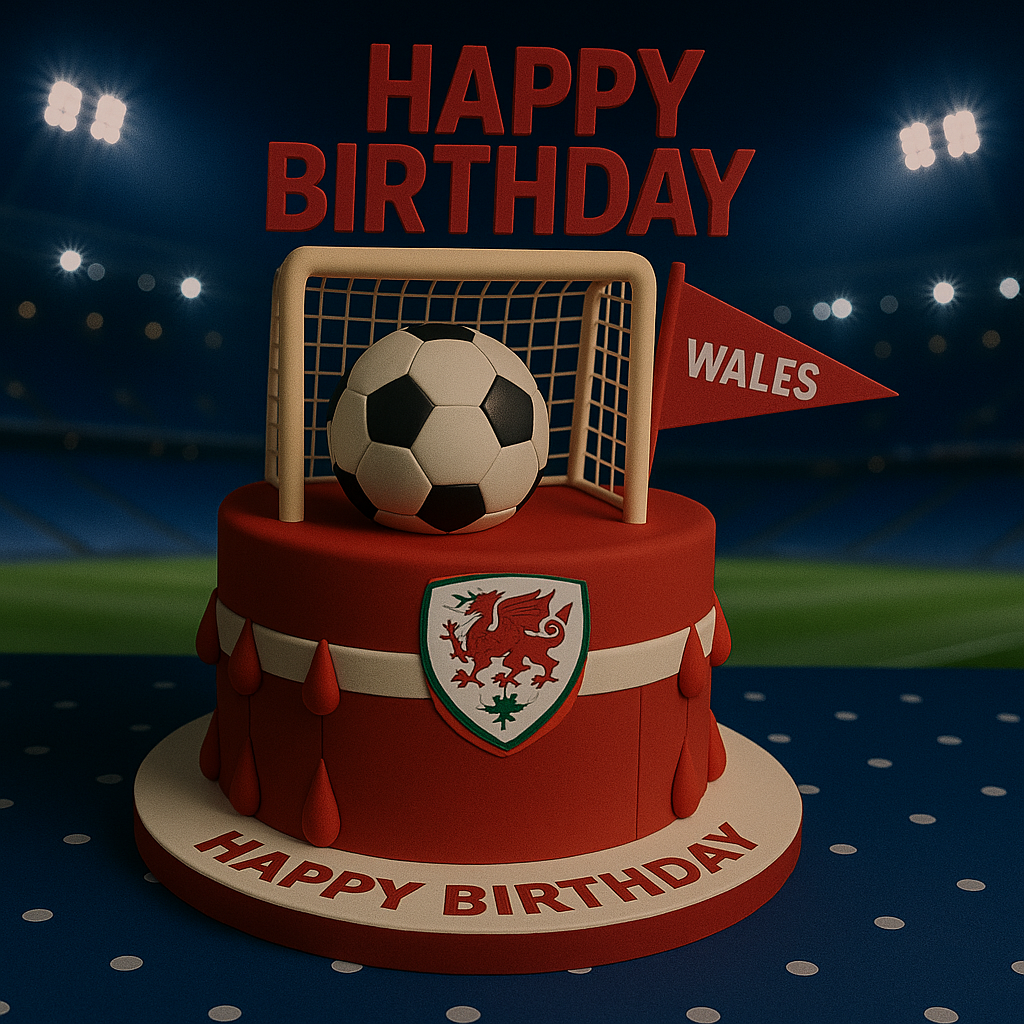 Happy Birthday to an Amazing Wales Football Fan – Send Instantly Online