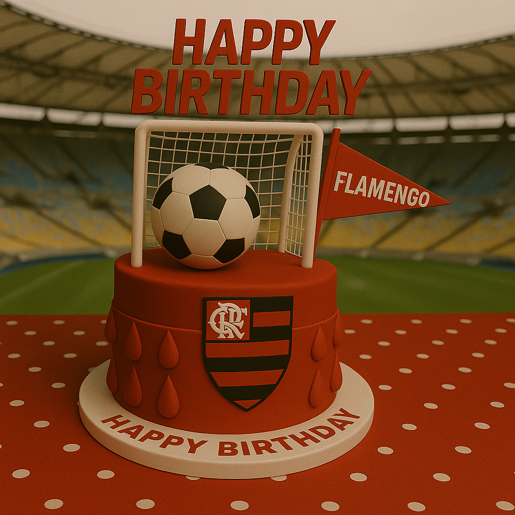 Happy Birthday Clube de Regatas do Flamengo Supporter