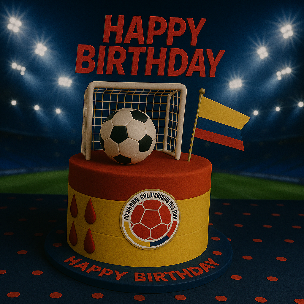 Happy Birthday to an Amazing Colombia Football Fan – Send Instantly Online