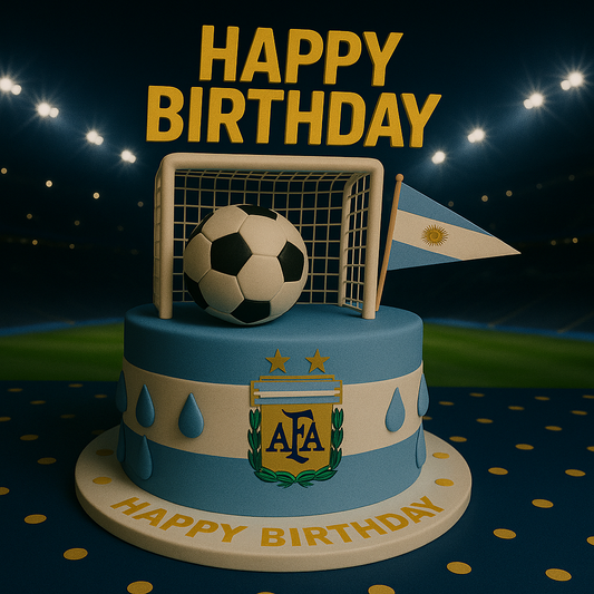 Soccer Happy Birthday Argentina Supporter