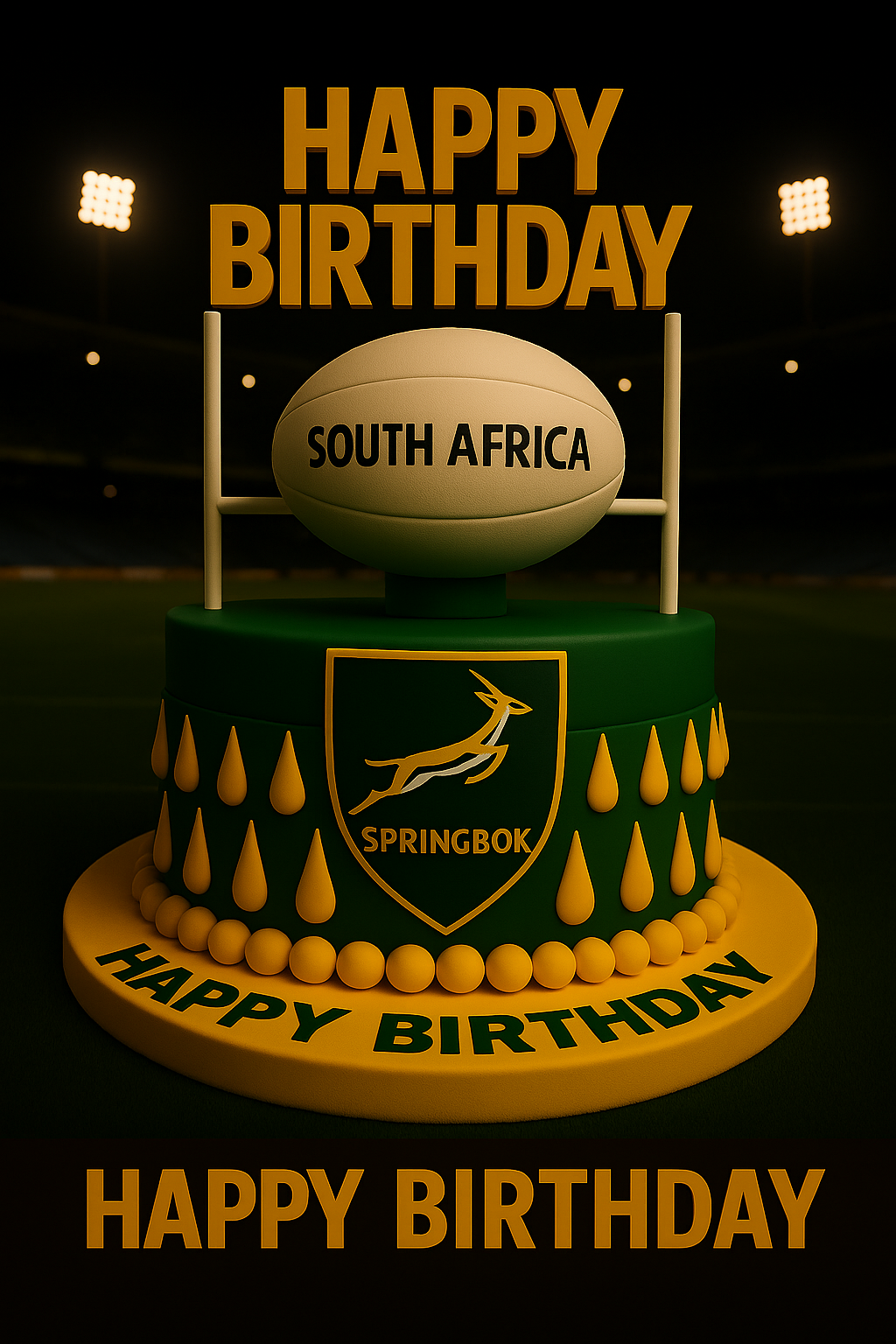 Happy Birthday – South Africa Rugby Supporter Video Message