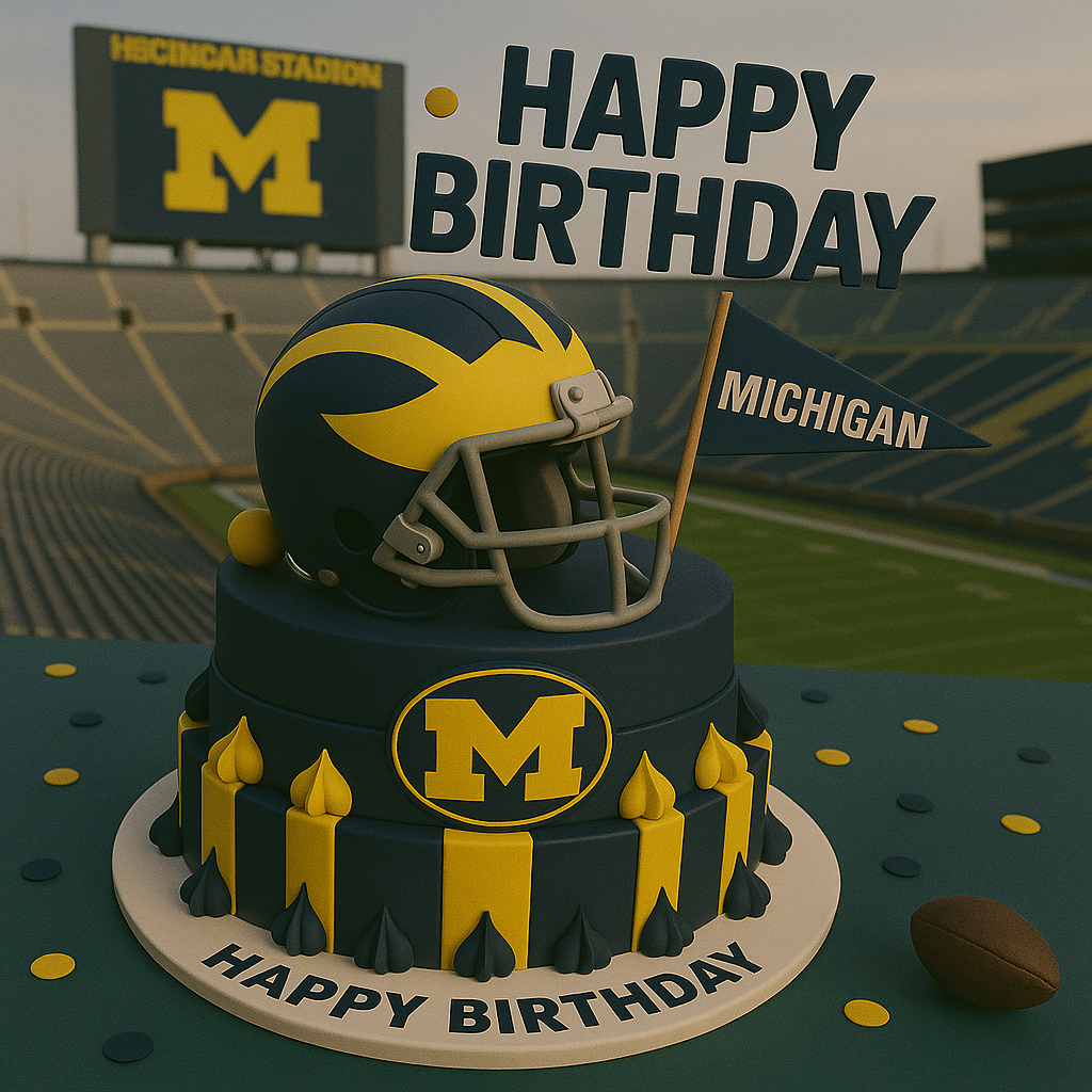 Michigan Wolverines Birthday Video Delivered to Your Email in Seconds