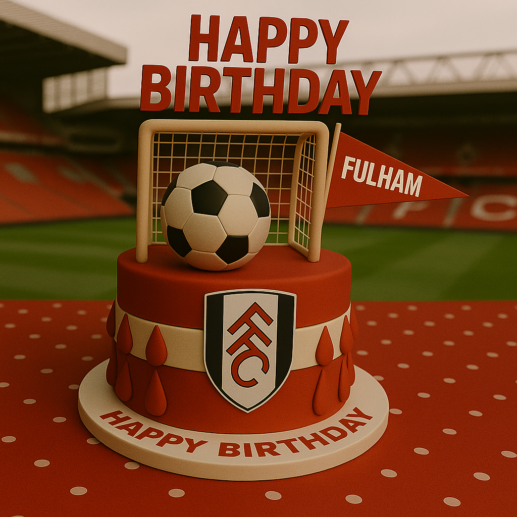 Soccer Happy Birthday Fulham Supporter