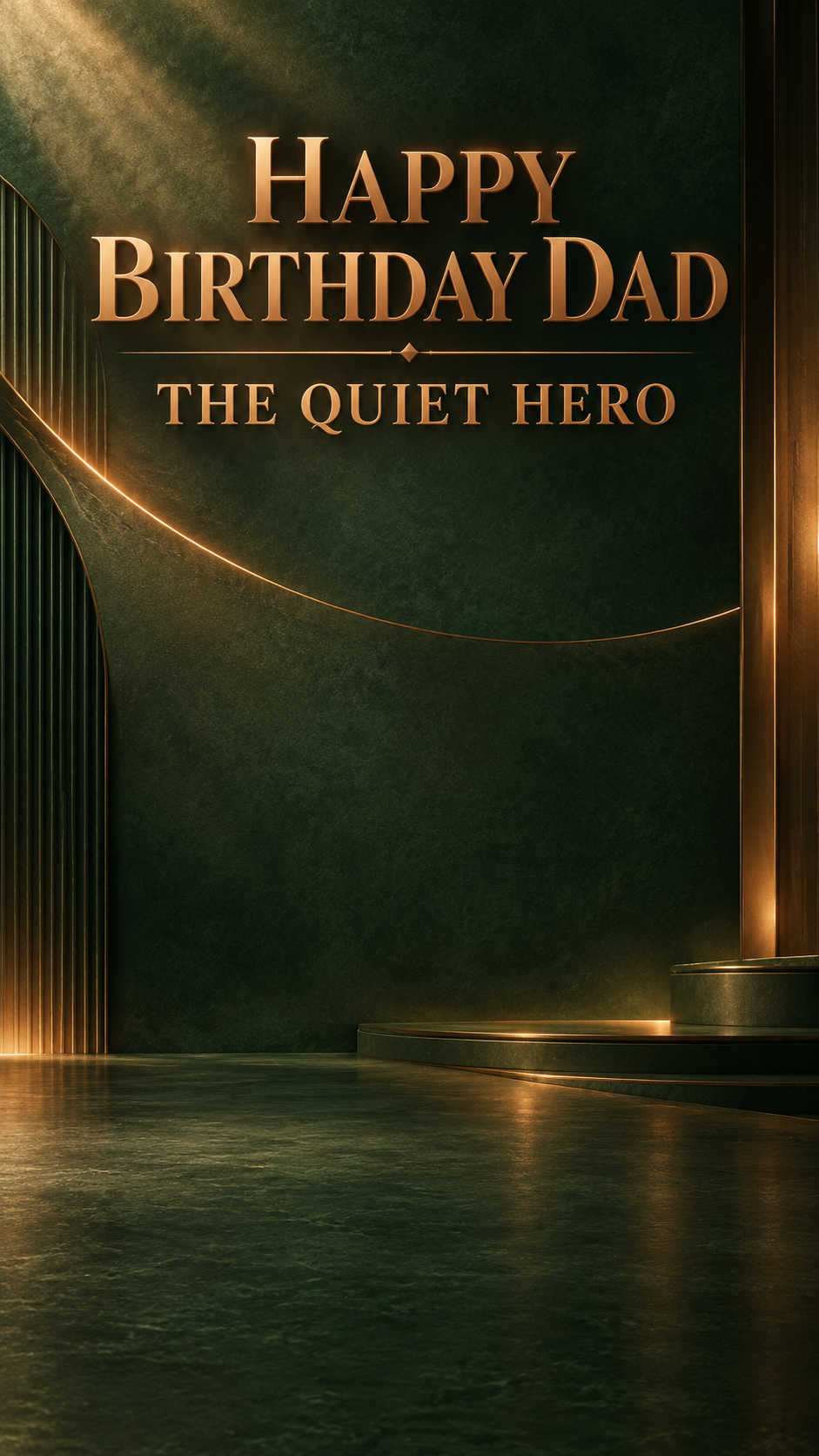 Happy Birthday Dad – The Quiet Hero Video Message for WhatsApp