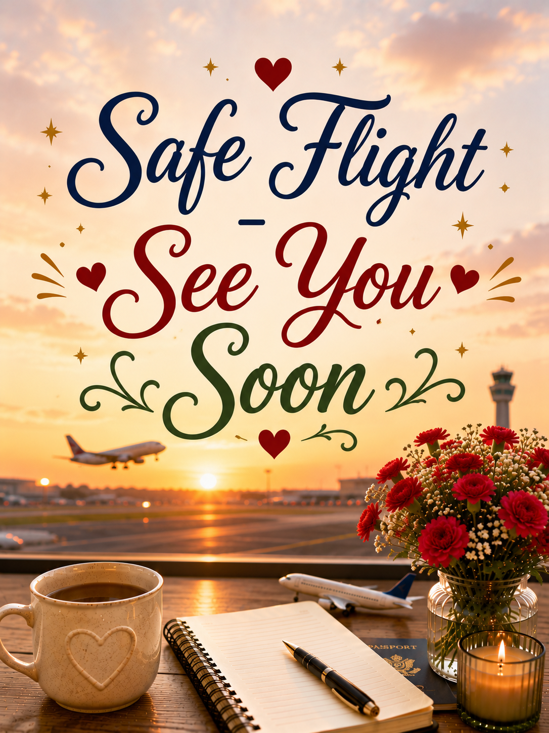Safe Flight – See You Soon – Travel Video Message for WhatsApp