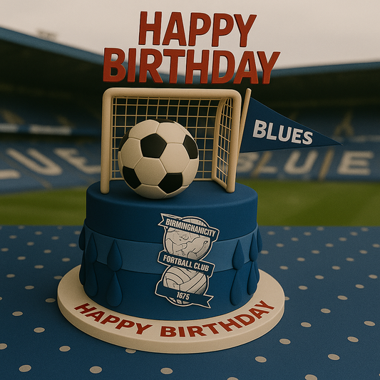 Soccer Happy Birthday Birmingham City Supporter
