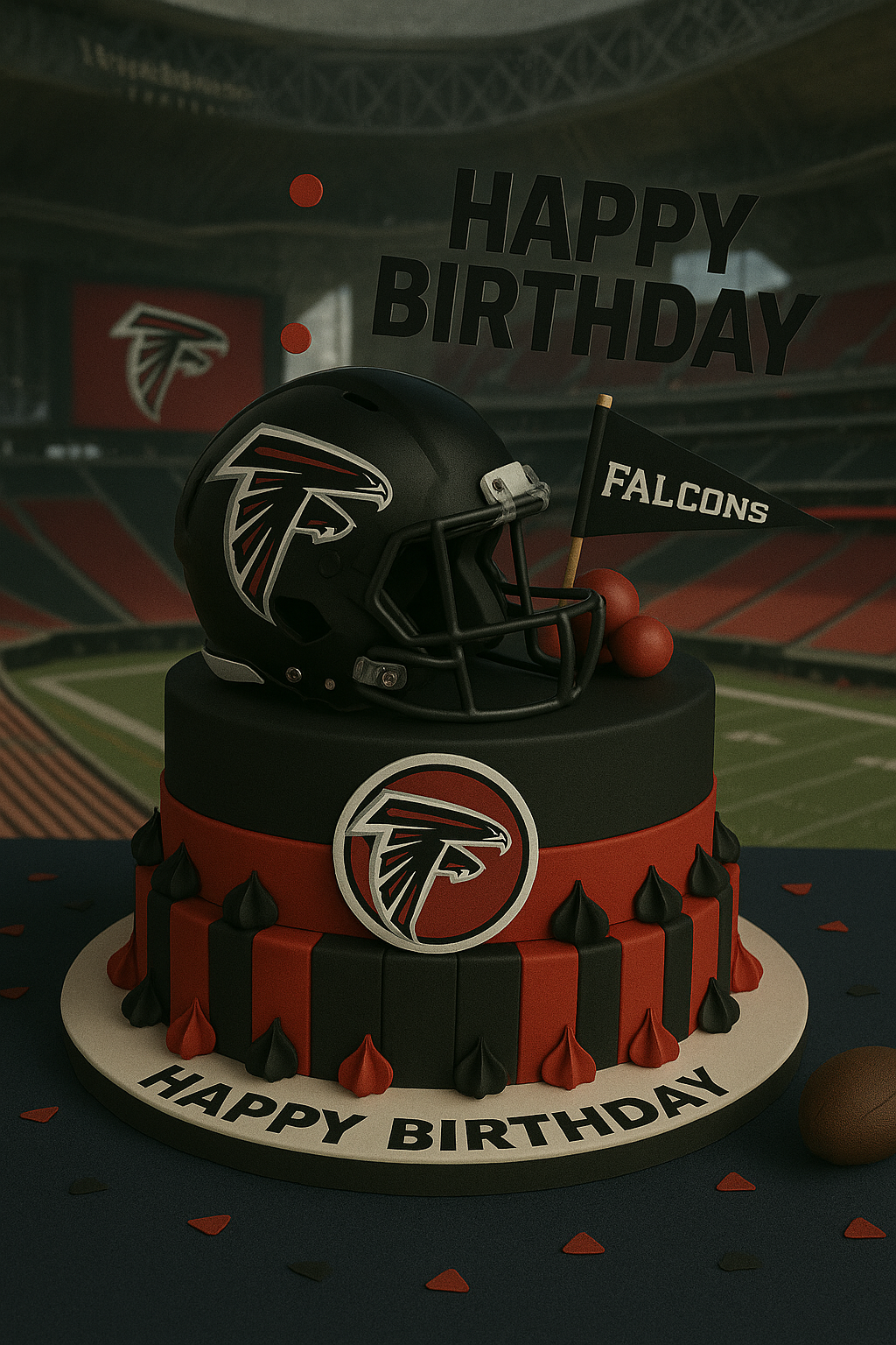 Falcons Birthday Surprise Digital Video for an Amazing Supporter – Send Instantly Online