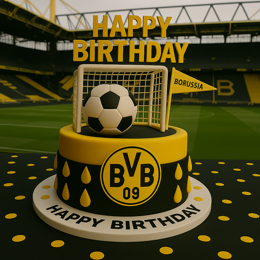 Soccer Happy Birthday Borussia Dortmund Supporter